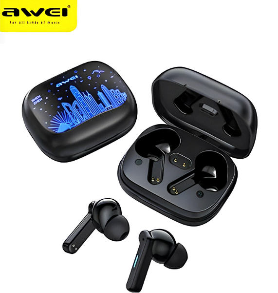 Ασύρματα ακουστικά Bluetooth με θήκη φόρτισης – T53 – Awei – 888780
