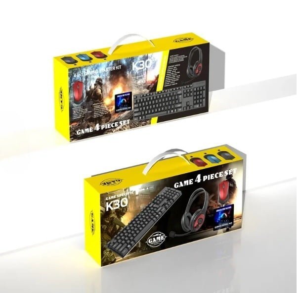 Σετ Gaming 4 σε 1 - K30 (Αγγλικό US)