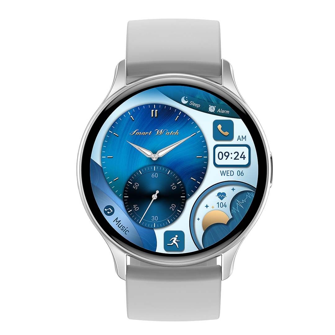 Πολυλειτουργικό Smartwatch Sports Call (Ασημί)