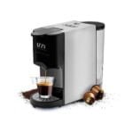 Καφετιέρα Espresso IZZY INOX για Αλεσμένο Καφέ & Κάψουλες Nespresso