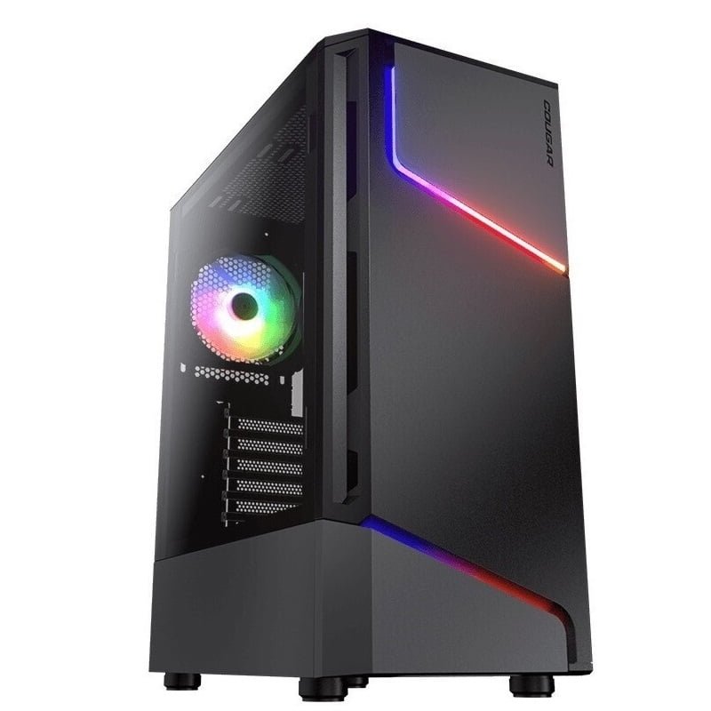 COUGAR LED TOWER i5 (12th Gen) Gaming PC up to 4.4GHz 32GB RAM 500GB M.2 NVMe RTX4060 8GB