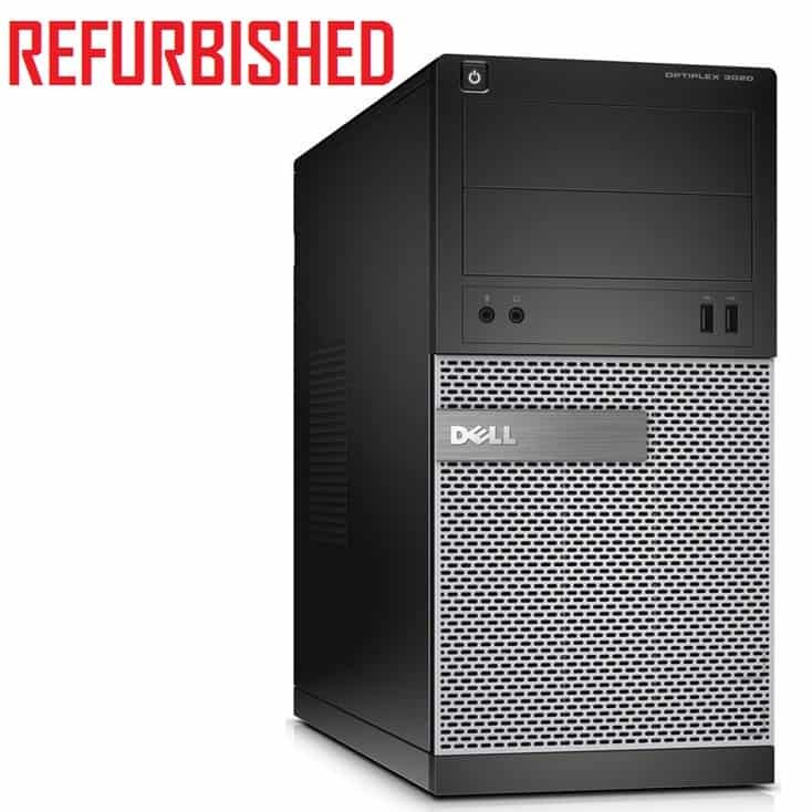 DELL 3020 TOWER i5 (4th Gen) 3.2GHz 8GB RAM 480GB SSD & 500GB HDD GTX1650 4GB