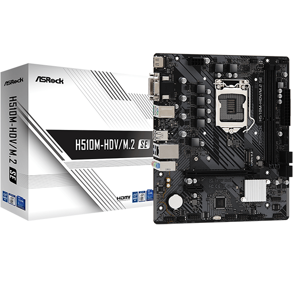 Asrock H510M-HDV SE M.2 S.1200 Motherboard