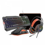 Meetion 4in1 Gaming Πληκτρολόγιο με RGB φωτισμό (Αγγλικό US)
