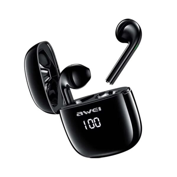 Ασύρματα ακουστικά Bluetooth με θήκη φόρτισης - Awei - Black