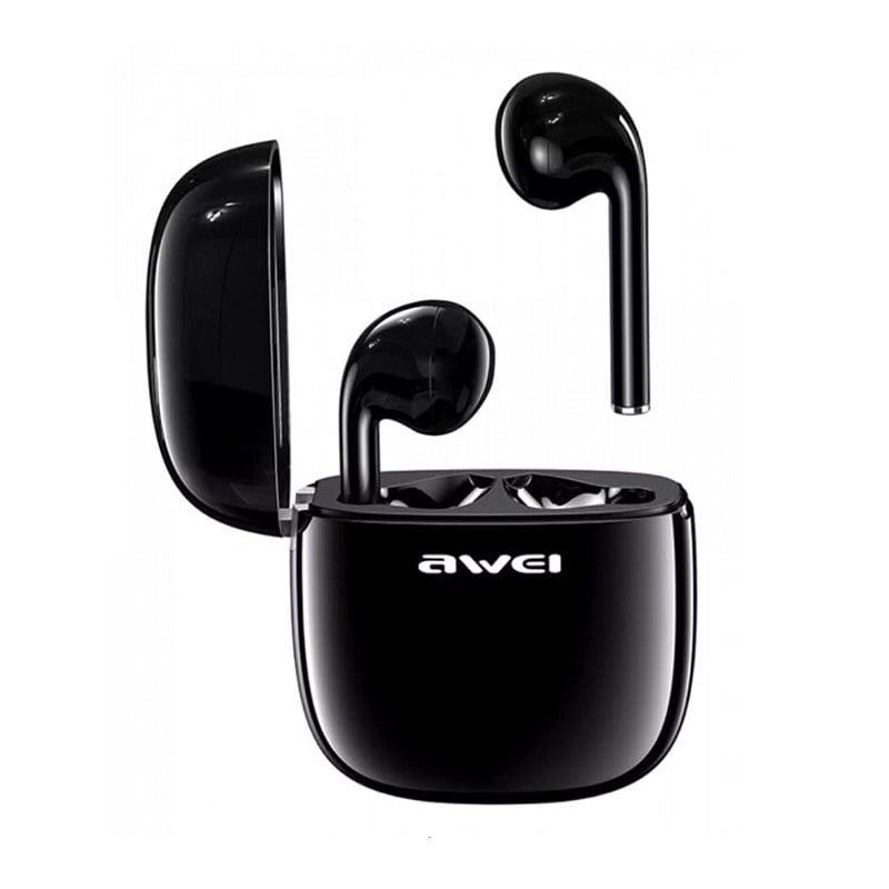 Ασύρματα ακουστικά Bluetooth με θήκη φόρτισης - Awei - Black