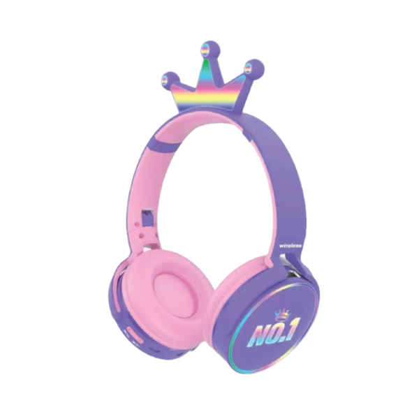 Ασύρματα ακουστικά - Princess Headphones - μωβ