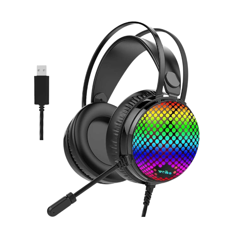 Ενσύρματα ακουστικά Gaming - LED RGB